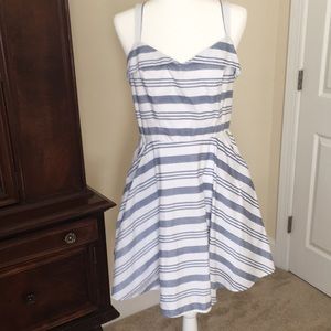 Trixx Blue & White stripped sundress! Ready for the South of France or Austin!
